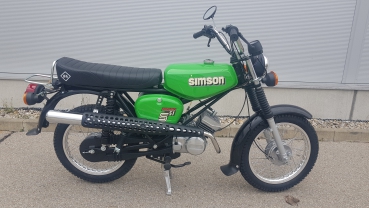 SIMSON S51 Grün Schwarz